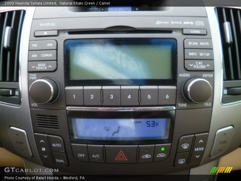 Natural Khaki Green / Camel 2009 Hyundai Sonata Limited