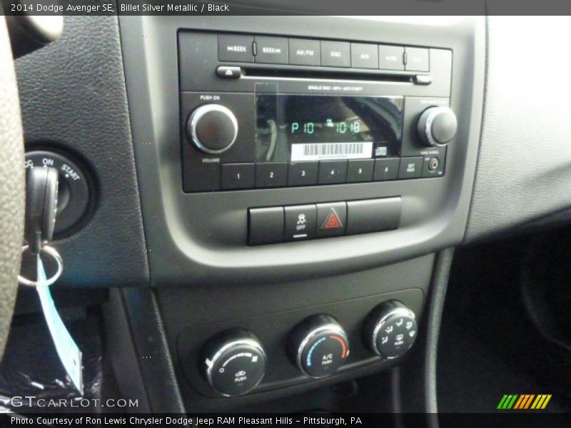 Billet Silver Metallic / Black 2014 Dodge Avenger SE
