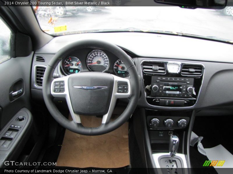 Billet Silver Metallic / Black 2014 Chrysler 200 Touring Sedan