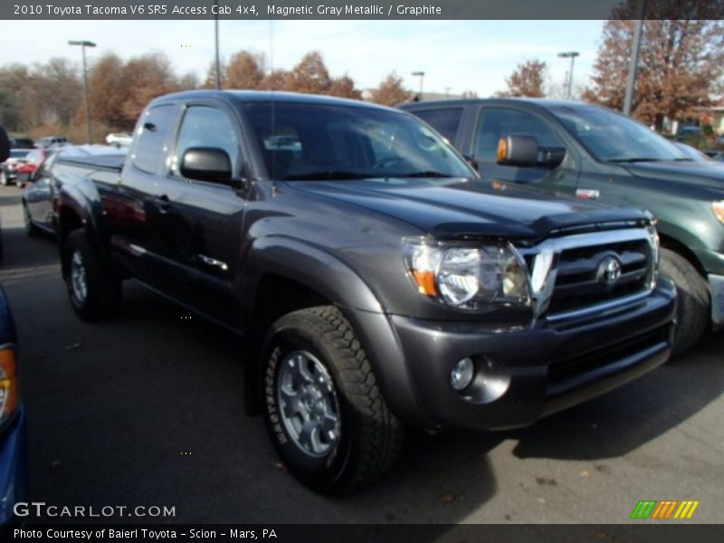 Magnetic Gray Metallic / Graphite 2010 Toyota Tacoma V6 SR5 Access Cab 4x4