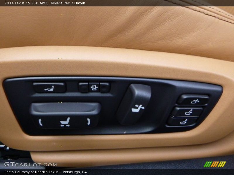 Riviera Red / Flaxen 2014 Lexus GS 350 AWD