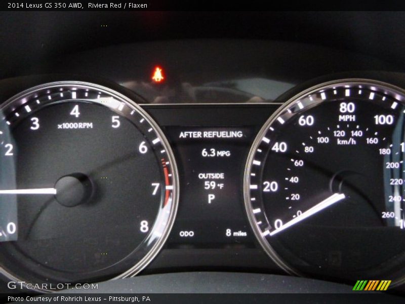 Riviera Red / Flaxen 2014 Lexus GS 350 AWD