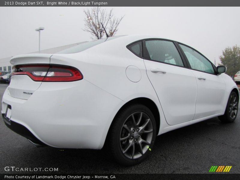 Bright White / Black/Light Tungsten 2013 Dodge Dart SXT