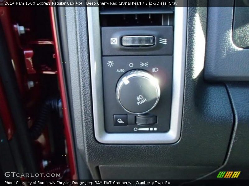 Deep Cherry Red Crystal Pearl / Black/Diesel Gray 2014 Ram 1500 Express Regular Cab 4x4