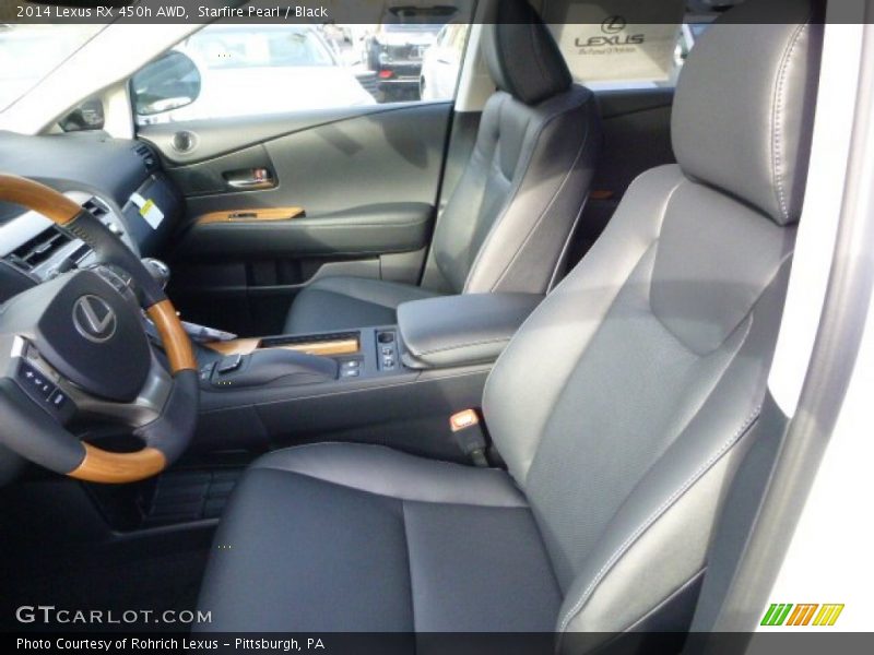 Front Seat of 2014 RX 450h AWD