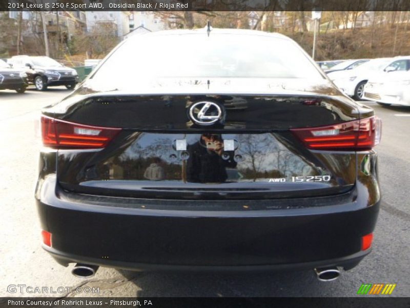 Obsidian Black / Rioja Red 2014 Lexus IS 250 F Sport AWD