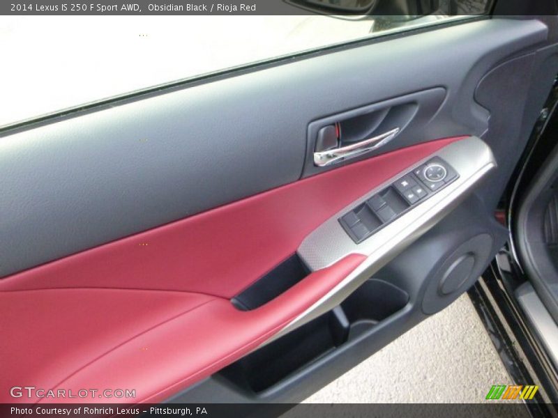 Obsidian Black / Rioja Red 2014 Lexus IS 250 F Sport AWD