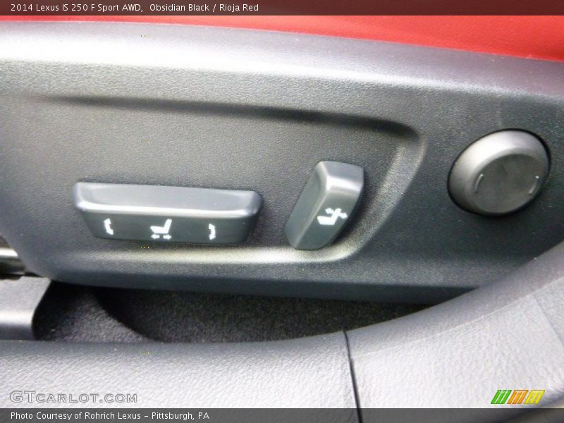Obsidian Black / Rioja Red 2014 Lexus IS 250 F Sport AWD