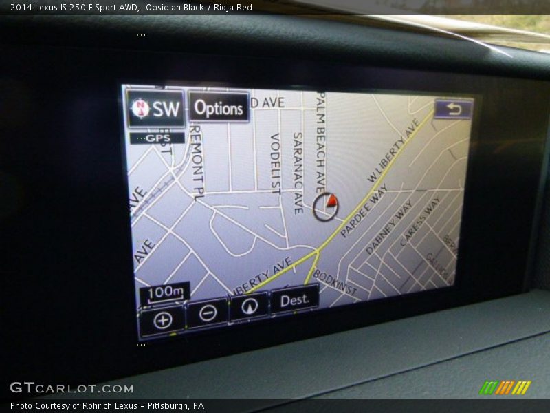 Obsidian Black / Rioja Red 2014 Lexus IS 250 F Sport AWD