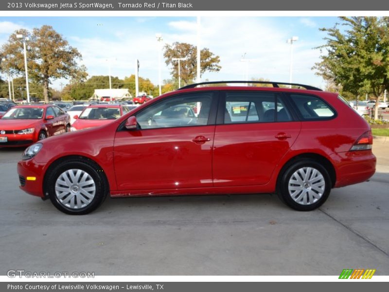 2013 Jetta S SportWagen Tornado Red