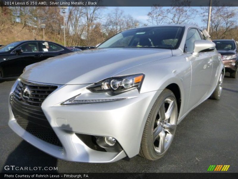 Front 3/4 View of 2014 IS 350 AWD