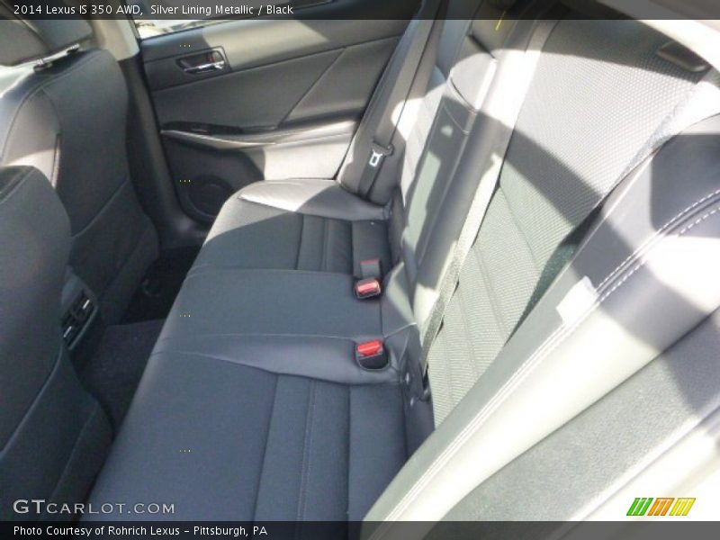 Silver Lining Metallic / Black 2014 Lexus IS 350 AWD