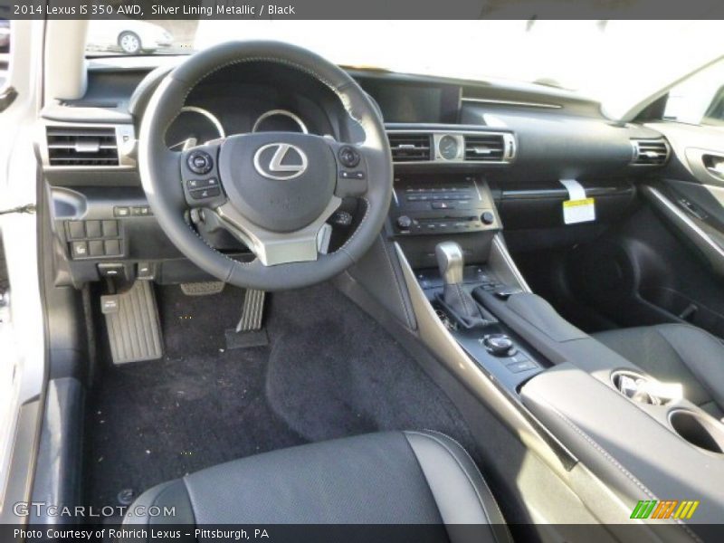 Black Interior - 2014 IS 350 AWD 