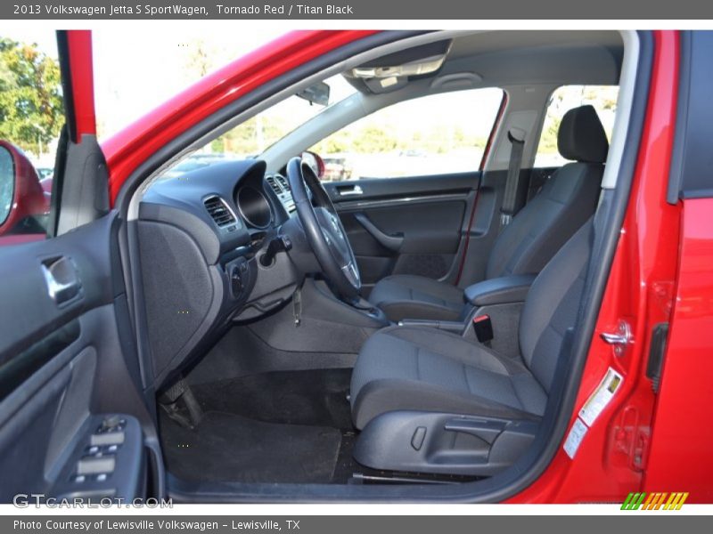  2013 Jetta S SportWagen Titan Black Interior