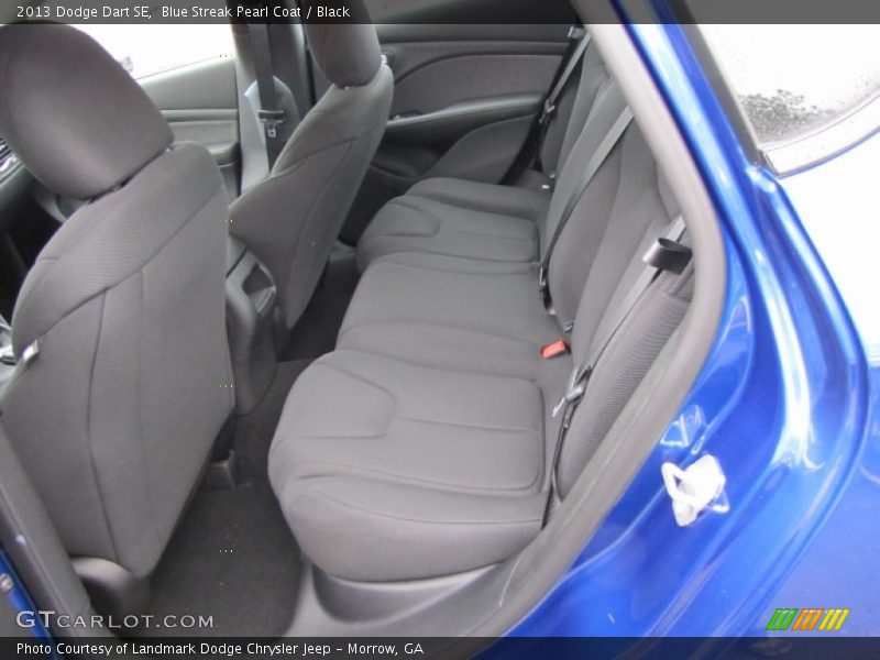 Blue Streak Pearl Coat / Black 2013 Dodge Dart SE