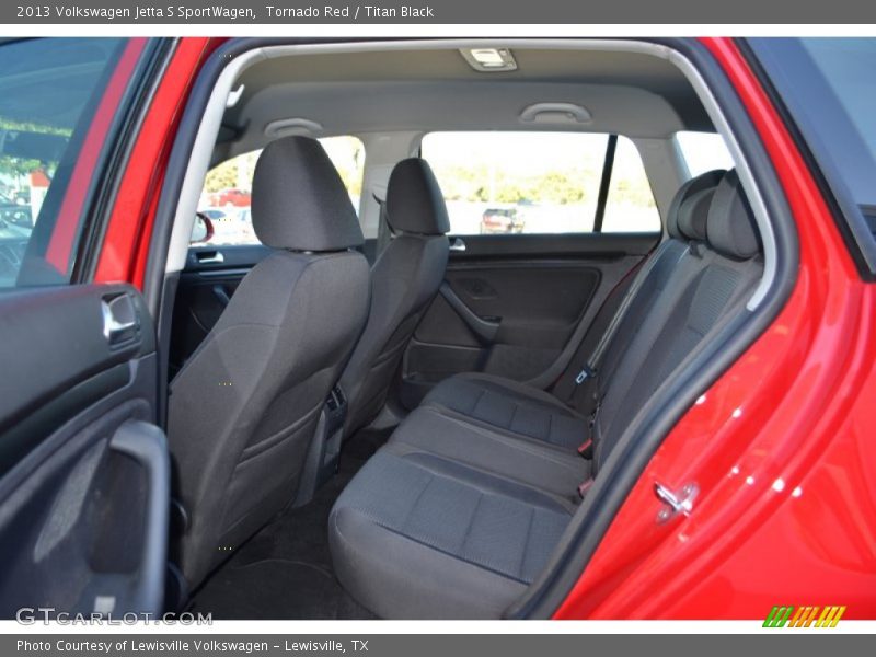 Tornado Red / Titan Black 2013 Volkswagen Jetta S SportWagen