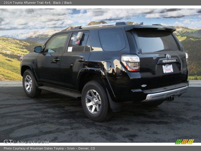 Black / Black 2014 Toyota 4Runner Trail 4x4