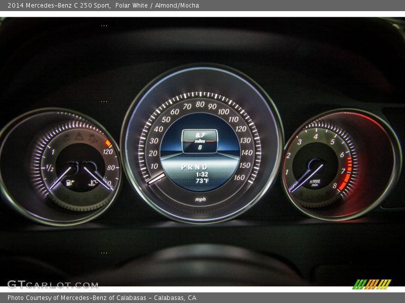 Polar White / Almond/Mocha 2014 Mercedes-Benz C 250 Sport
