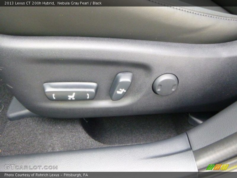 Nebula Gray Pearl / Black 2013 Lexus CT 200h Hybrid
