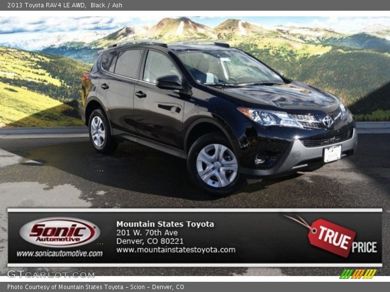Black / Ash 2013 Toyota RAV4 LE AWD