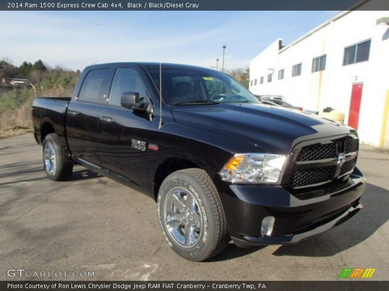 Black / Black/Diesel Gray 2014 Ram 1500 Express Crew Cab 4x4