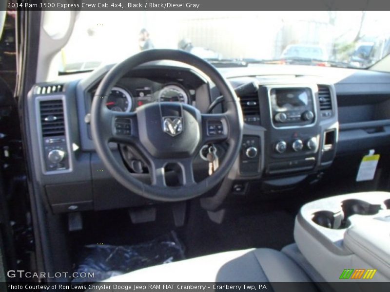 Black / Black/Diesel Gray 2014 Ram 1500 Express Crew Cab 4x4