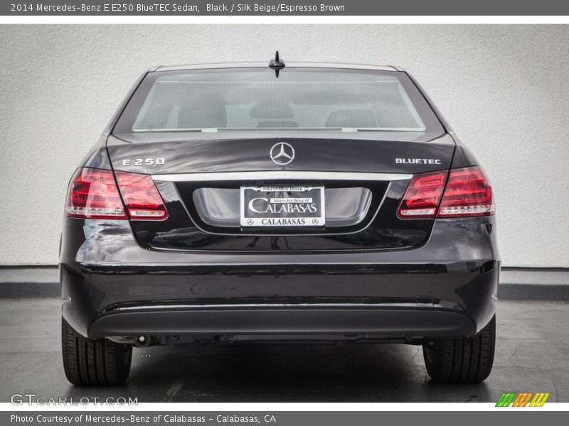 Black / Silk Beige/Espresso Brown 2014 Mercedes-Benz E E250 BlueTEC Sedan