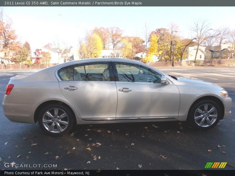Satin Cashmere Metallic / Parchment/Birds Eye Maple 2011 Lexus GS 350 AWD