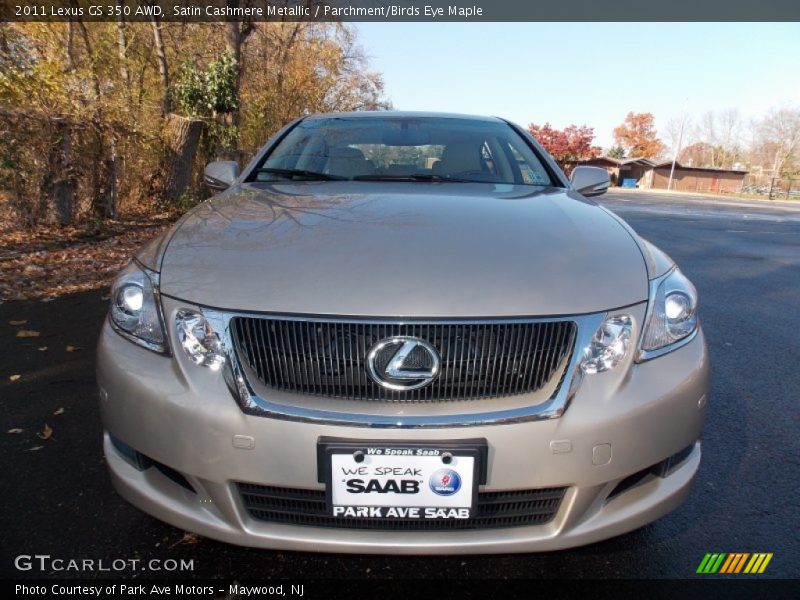 Satin Cashmere Metallic / Parchment/Birds Eye Maple 2011 Lexus GS 350 AWD