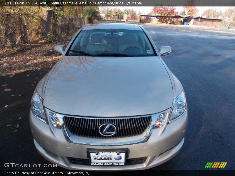 Satin Cashmere Metallic / Parchment/Birds Eye Maple 2011 Lexus GS 350 AWD