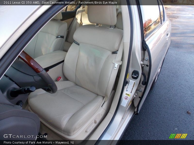 Satin Cashmere Metallic / Parchment/Birds Eye Maple 2011 Lexus GS 350 AWD