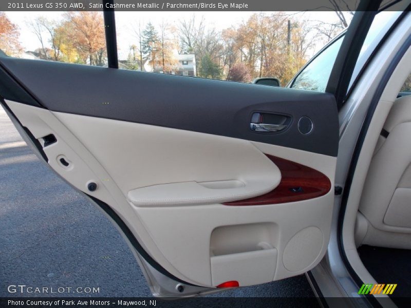 Satin Cashmere Metallic / Parchment/Birds Eye Maple 2011 Lexus GS 350 AWD