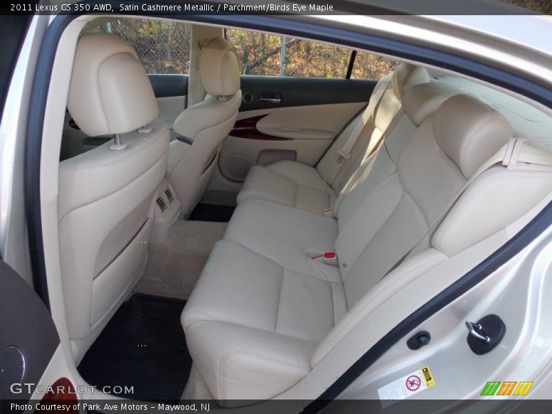 Satin Cashmere Metallic / Parchment/Birds Eye Maple 2011 Lexus GS 350 AWD