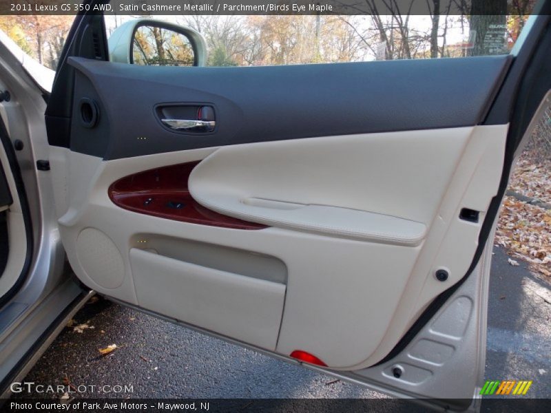 Satin Cashmere Metallic / Parchment/Birds Eye Maple 2011 Lexus GS 350 AWD
