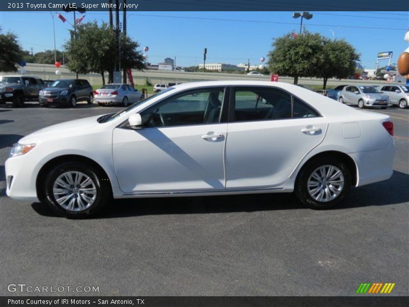 Super White / Ivory 2013 Toyota Camry LE