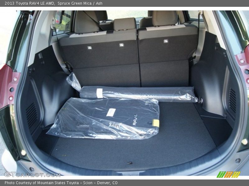 Spruce Green Mica / Ash 2013 Toyota RAV4 LE AWD