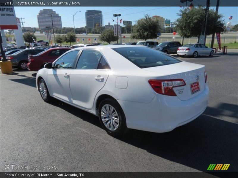Super White / Ivory 2013 Toyota Camry LE