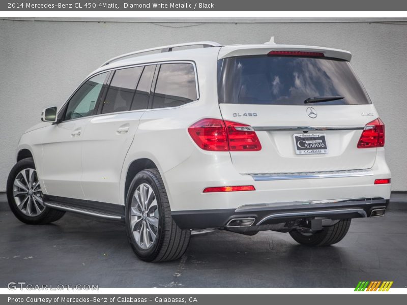 Diamond White Metallic / Black 2014 Mercedes-Benz GL 450 4Matic