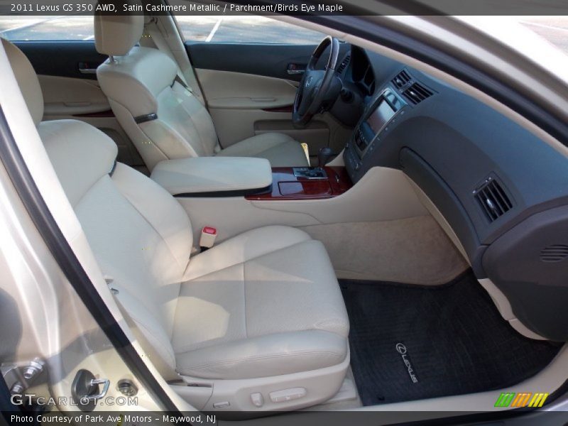 Satin Cashmere Metallic / Parchment/Birds Eye Maple 2011 Lexus GS 350 AWD