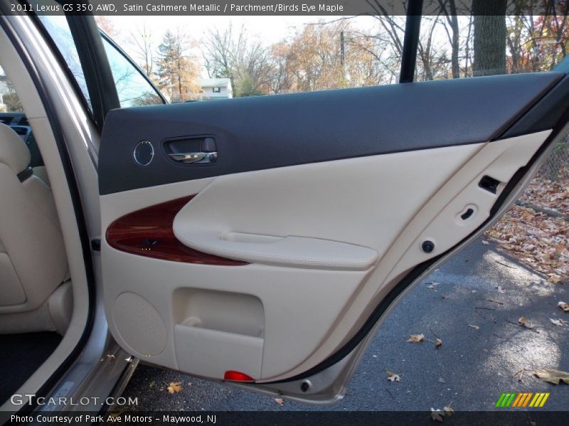 Satin Cashmere Metallic / Parchment/Birds Eye Maple 2011 Lexus GS 350 AWD