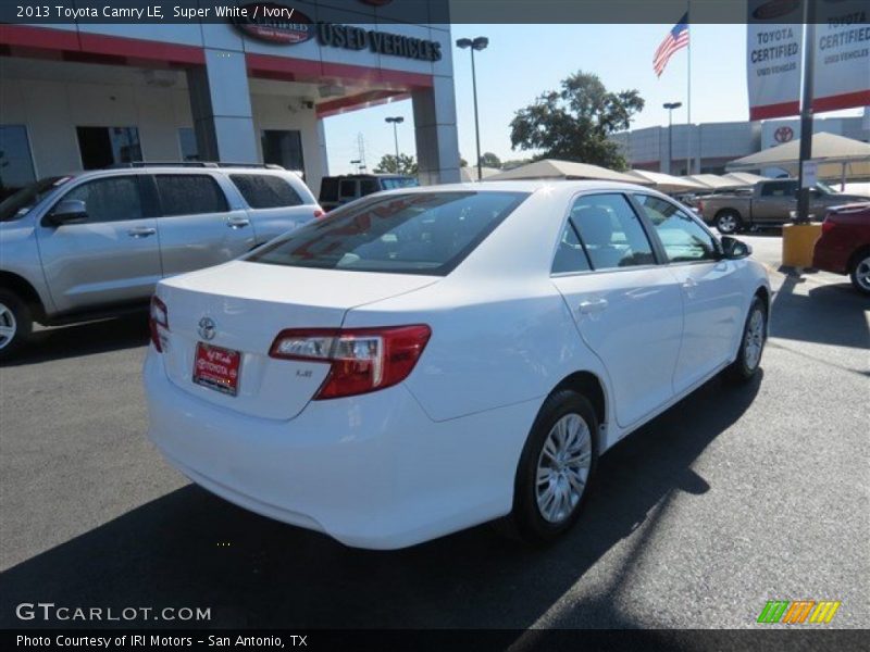 Super White / Ivory 2013 Toyota Camry LE