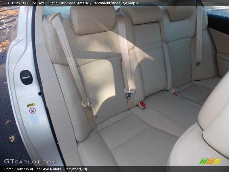 Satin Cashmere Metallic / Parchment/Birds Eye Maple 2011 Lexus GS 350 AWD