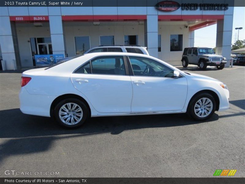 Super White / Ivory 2013 Toyota Camry LE