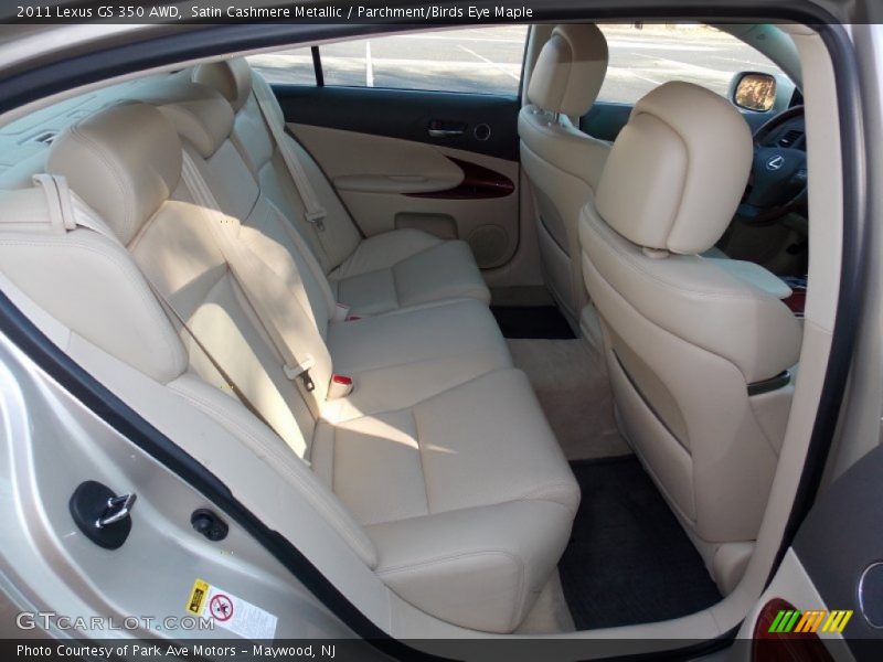Satin Cashmere Metallic / Parchment/Birds Eye Maple 2011 Lexus GS 350 AWD