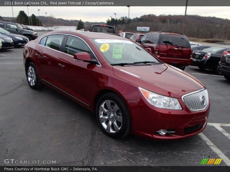 Red Jewel Tintcoat / Cocoa/Cashmere 2011 Buick LaCrosse CXL