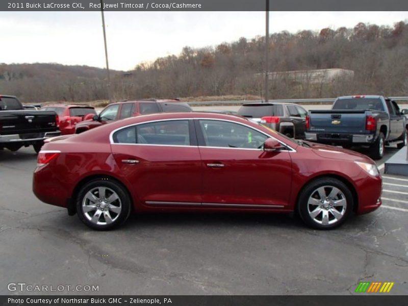 Red Jewel Tintcoat / Cocoa/Cashmere 2011 Buick LaCrosse CXL