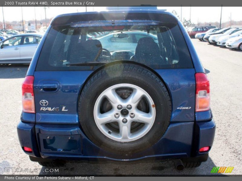 Spectra Blue Mica / Gray 2003 Toyota RAV4 4WD