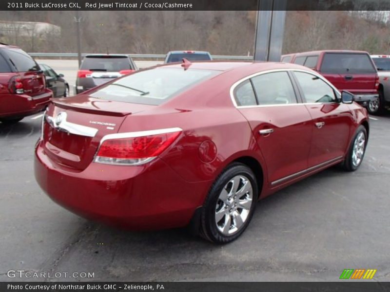 Red Jewel Tintcoat / Cocoa/Cashmere 2011 Buick LaCrosse CXL
