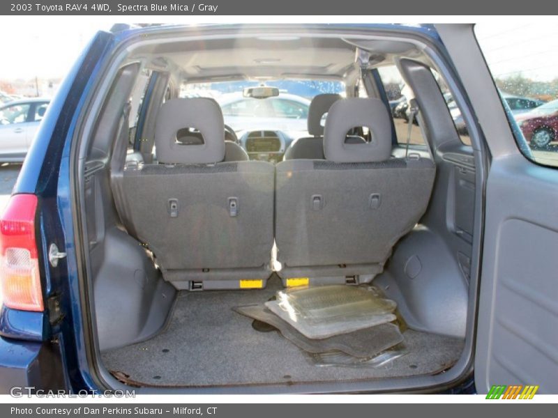 Spectra Blue Mica / Gray 2003 Toyota RAV4 4WD