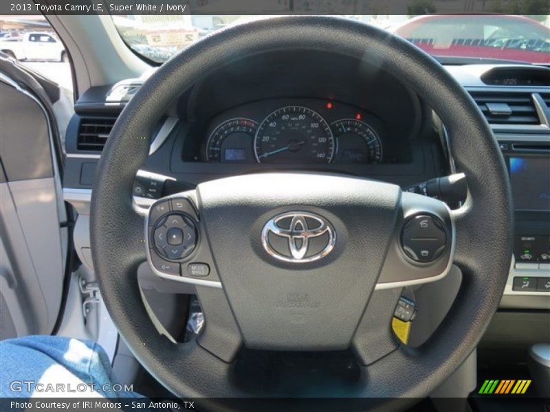 Super White / Ivory 2013 Toyota Camry LE